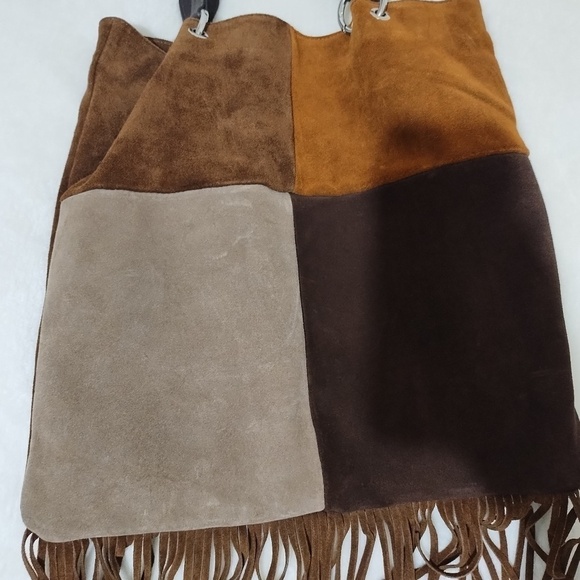 D2 Leather Bag with fringe - Picture 3 of 10